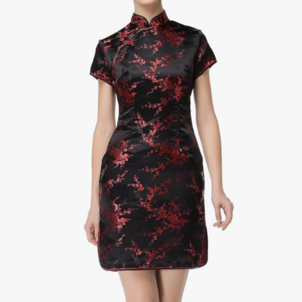 Roselle Bloom Cheongsam Dress main image 1
